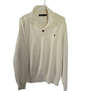 Polo by Ralph Lauren Cream Sweater for Men